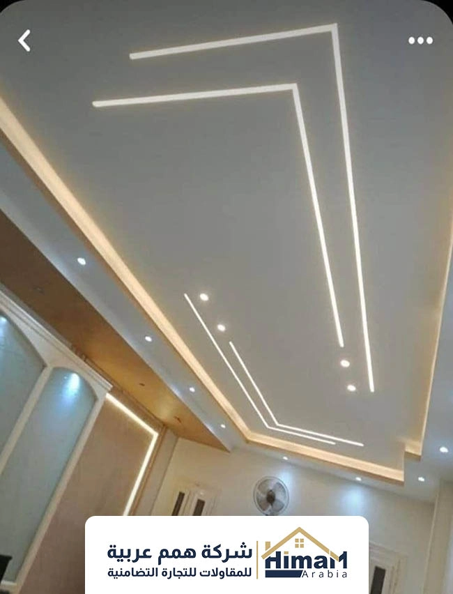ديكورات جبس بورد فلات ابها