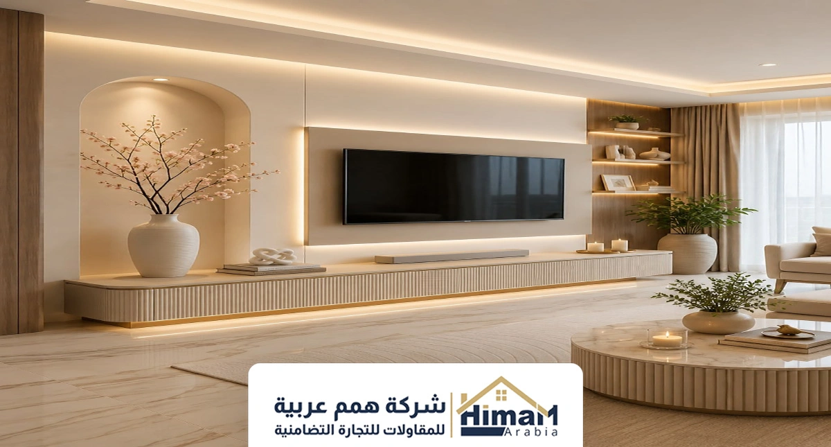 ديكور شاشات تلفزيون ابها